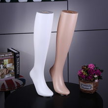 新款塑料脚模腿模袜子丝袜模特道具加厚女士足球袜展示厂家