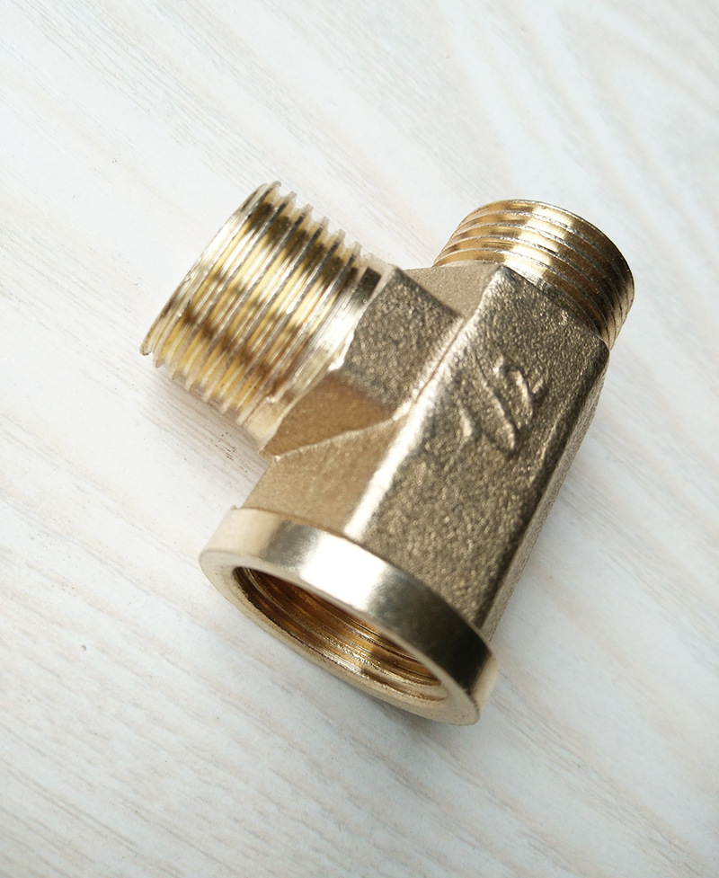 各类全4分铜加厚对丝 三通 四通堵头 直接水暖配件批发