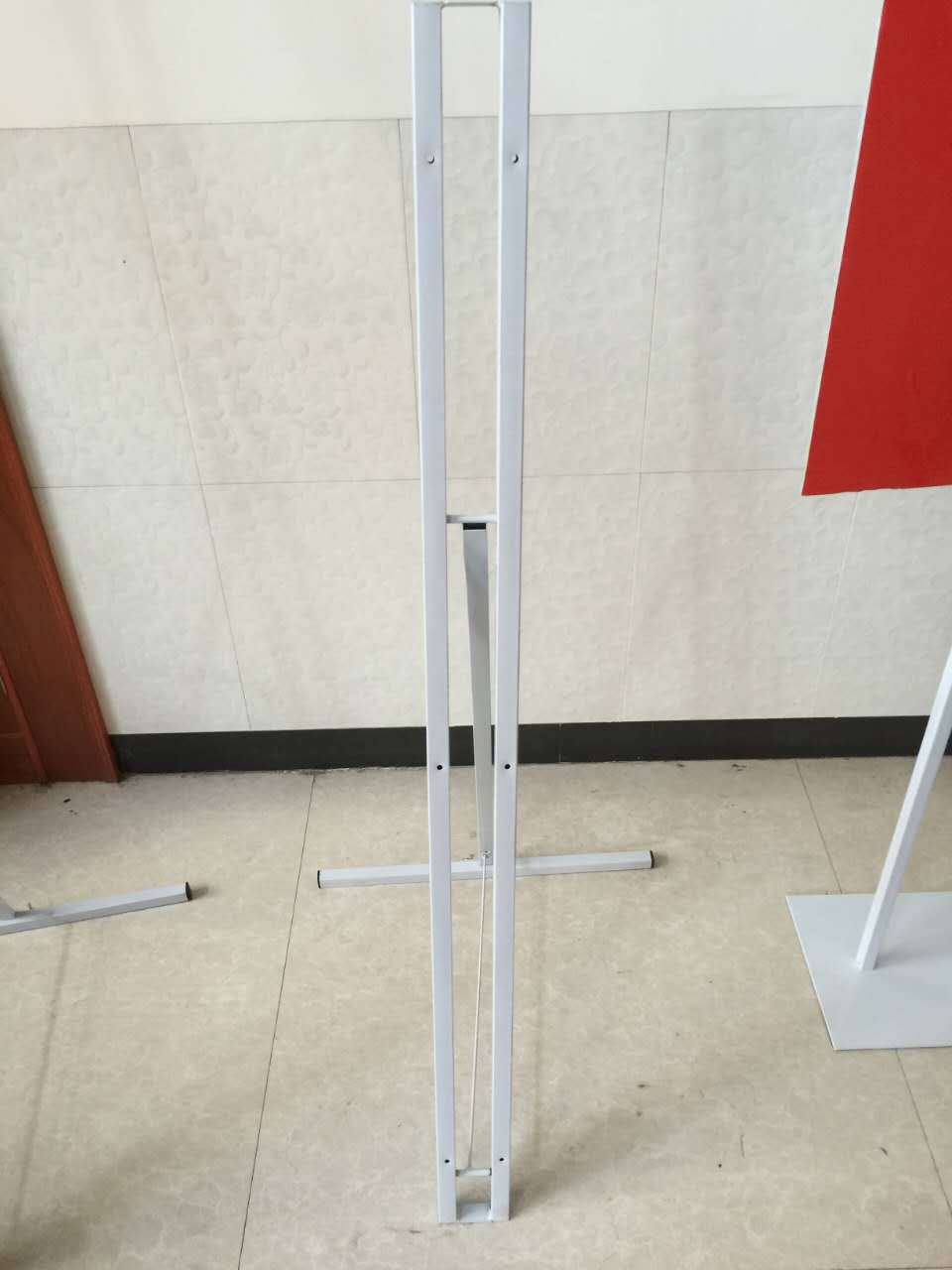 2m1.5 米铁质人形支架 立牌20mm方管 h型广告