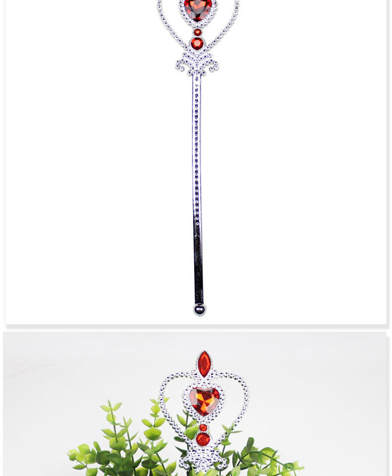 厂家现货冰雪奇缘桃心魔法棒公主权杖手杖皇冠仙女棒公主饰品