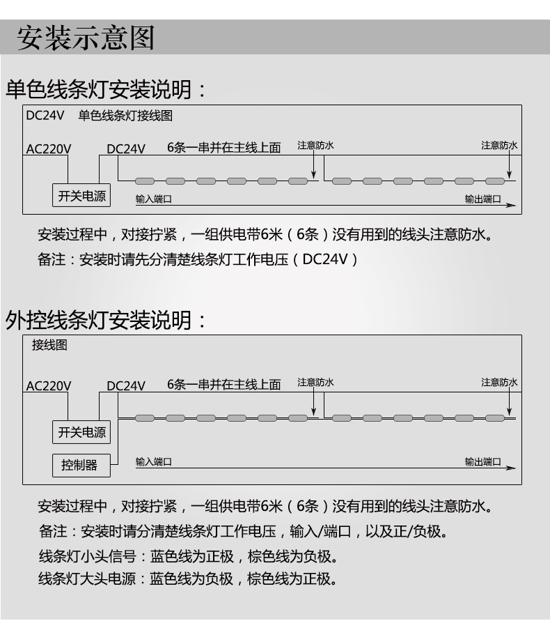 led线型线条灯 户外楼体亮化洗墙灯10w12w单色七彩桥梁护栏投射灯