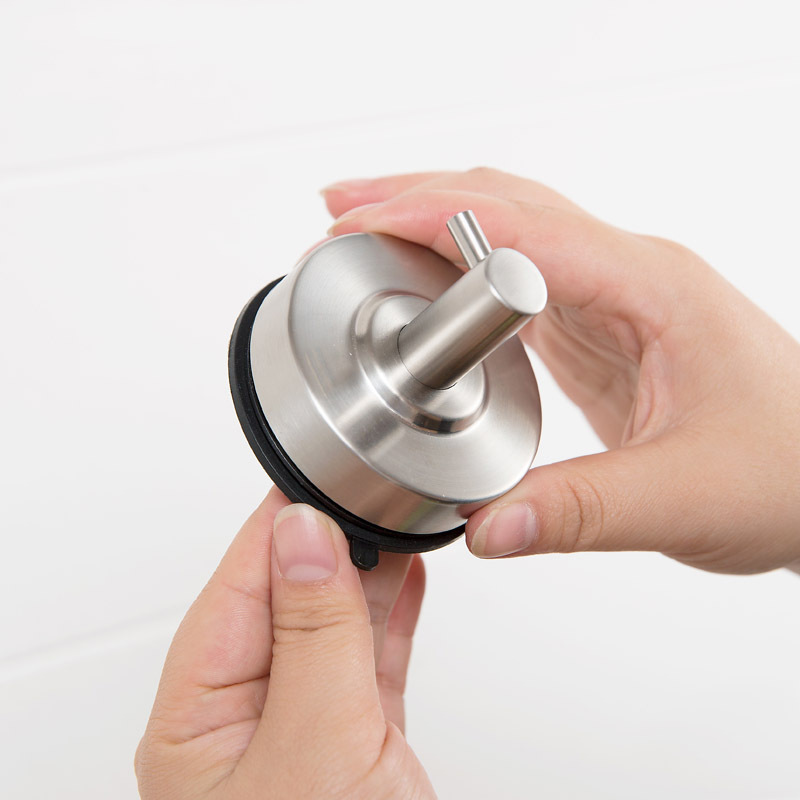 304不锈钢吸盘挂钩强力真空吸壁式挂杆无痕厨房墙壁挂架支持定制