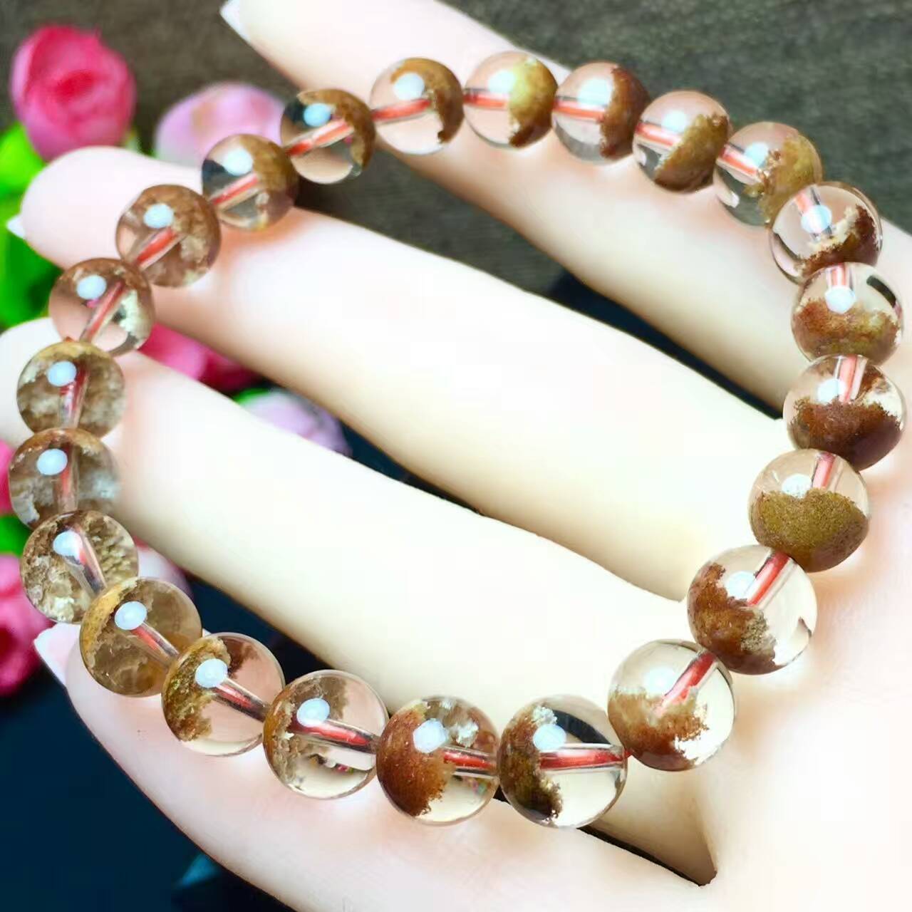 精品红幽灵聚宝盆手链 一物一图