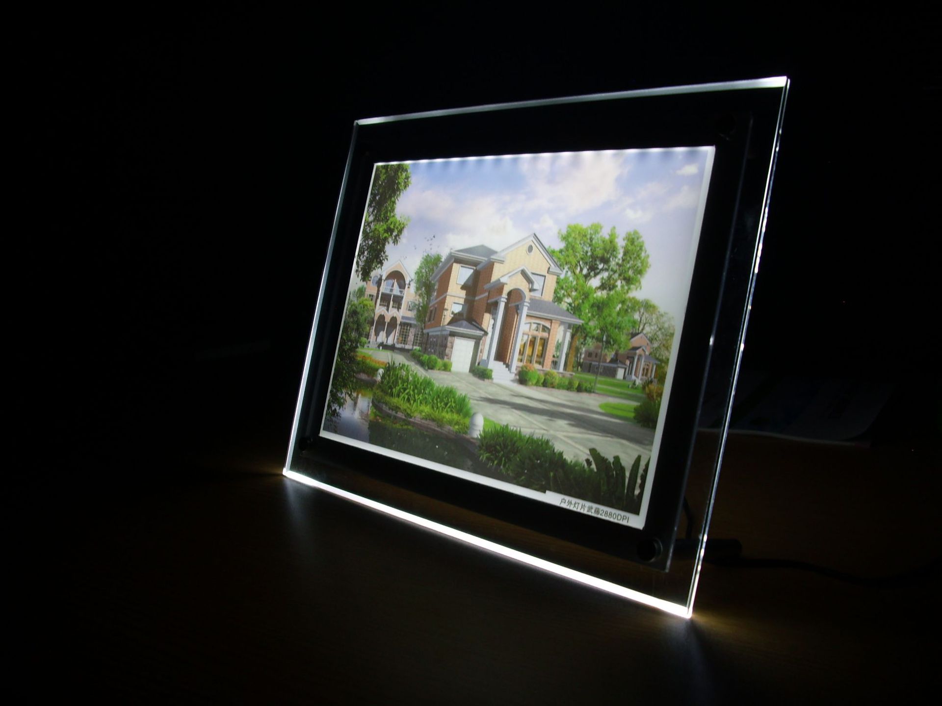 led水晶灯箱广告牌亚克力超薄灯箱奶茶店点餐灯箱 工厂现货