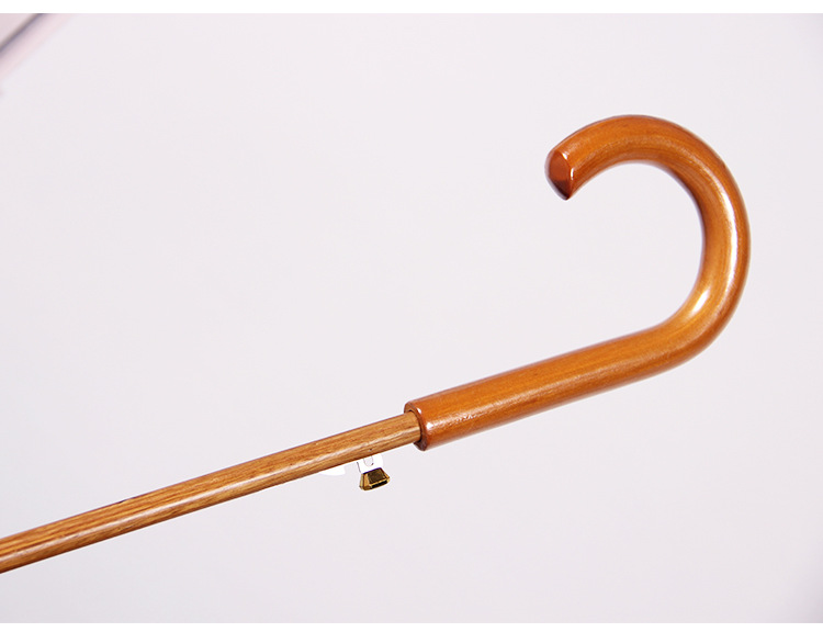 浙江雨伞厂家定制雨伞双层防晒伞广告雨伞定做logo木质中杆长柄伞