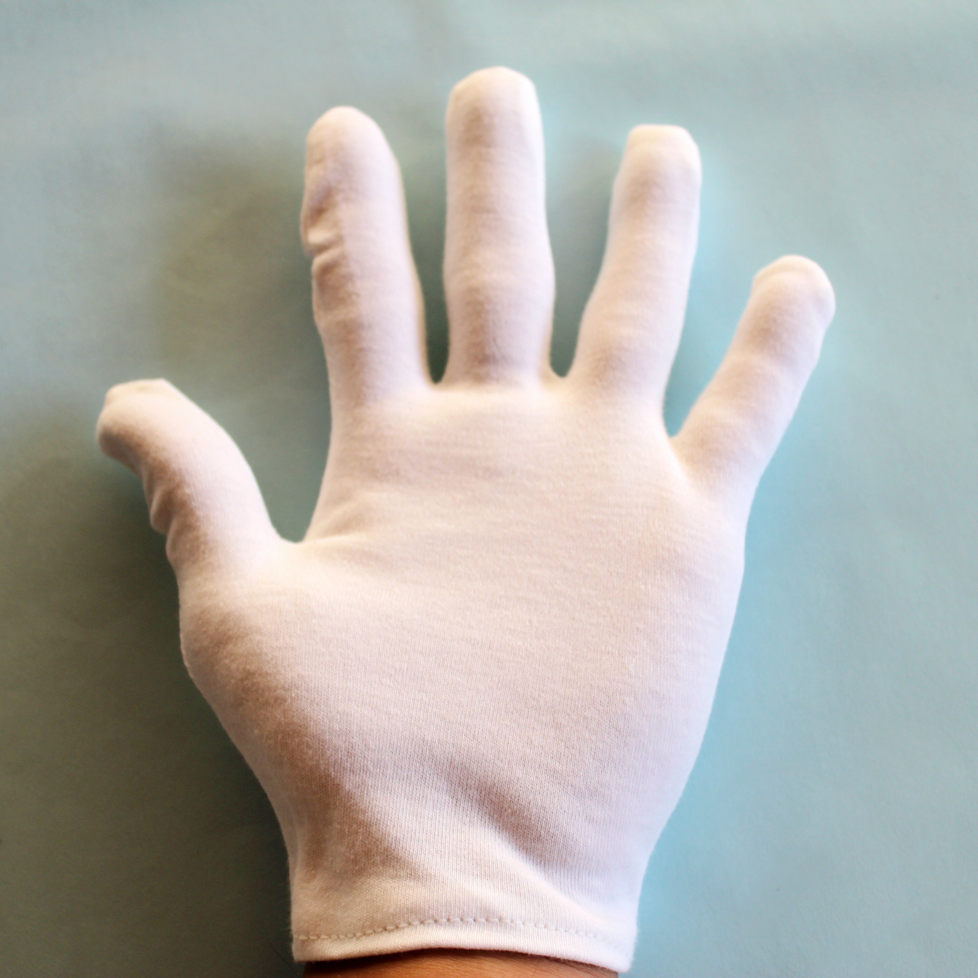 供应纯棉白手套劳保薄礼仪全棉布工作业接待检阅表演珠宝文玩