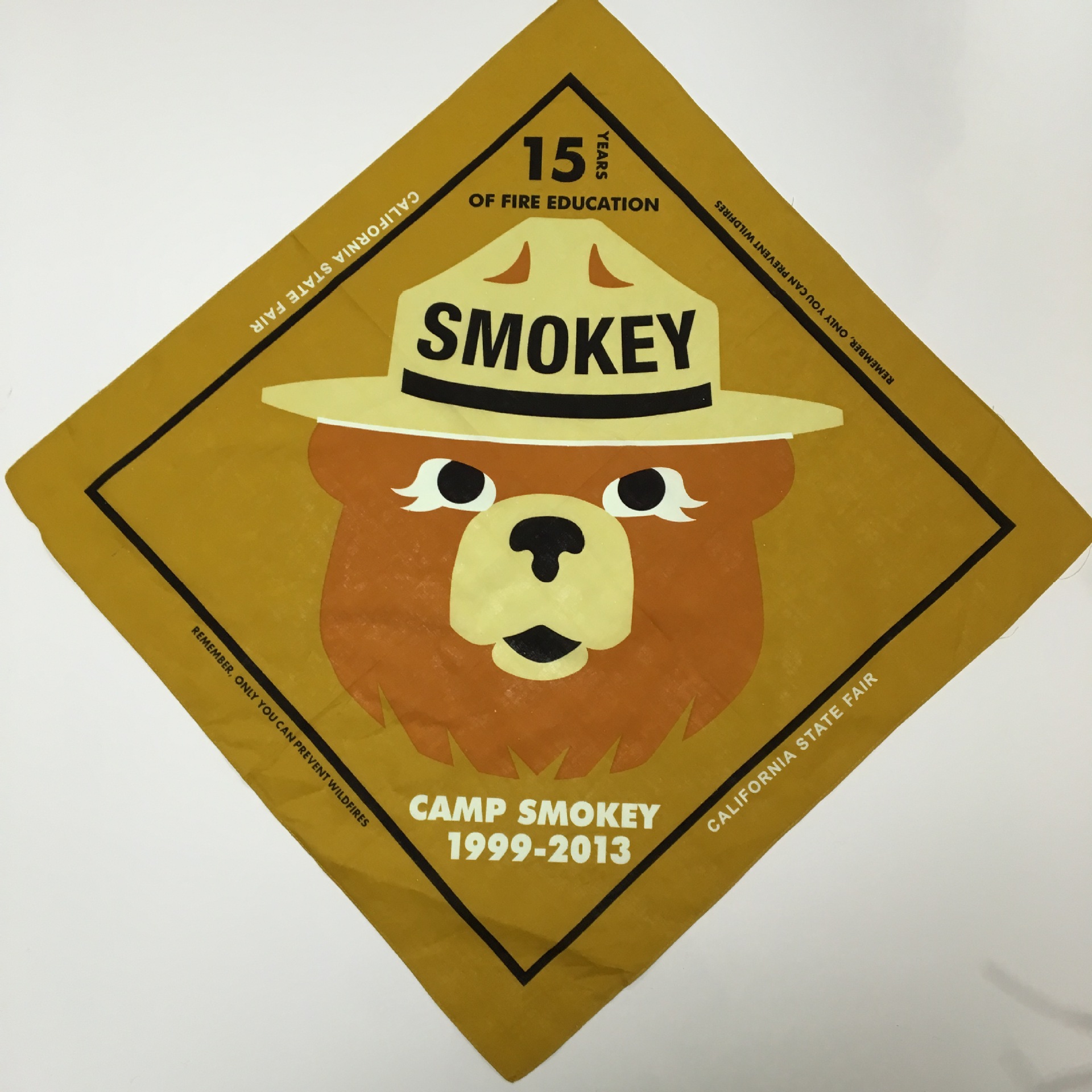 定制smokey 护林熊 火灾防护 赠品礼物 可做全棉全涤 色丁