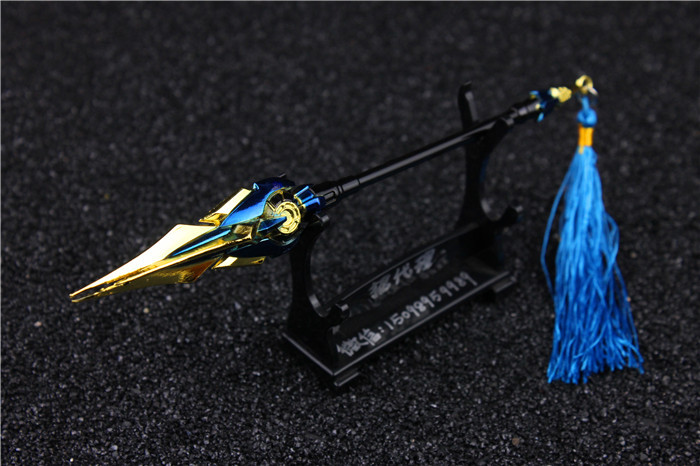 王者武器 赵云引擎之心白执事未来纪元忍炎影合金兵器模型18cm