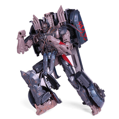 威将擎天侠放大合金版 变形玩具金刚5儿童机器人汽车模型手提盒装