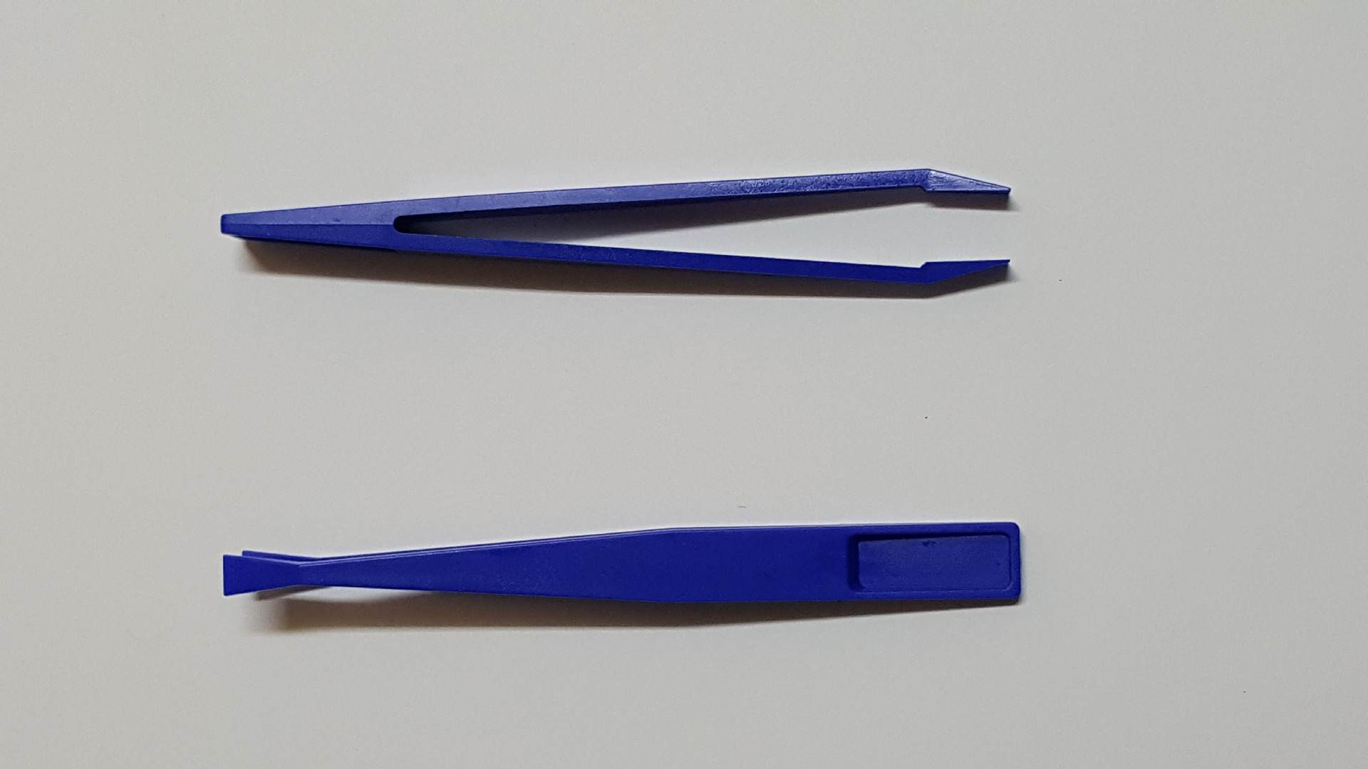 厂家直销供应 宽头abs塑料镊子 塑料防静电镊子