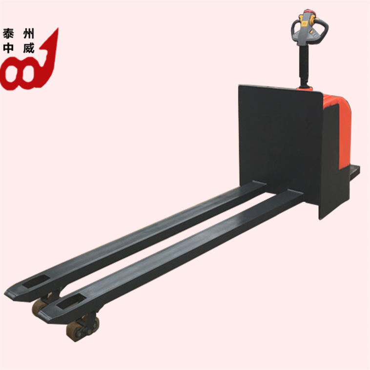 叉脚长3米3吨站驾式全电动叉车搬运车电瓶托盘车液压地牛