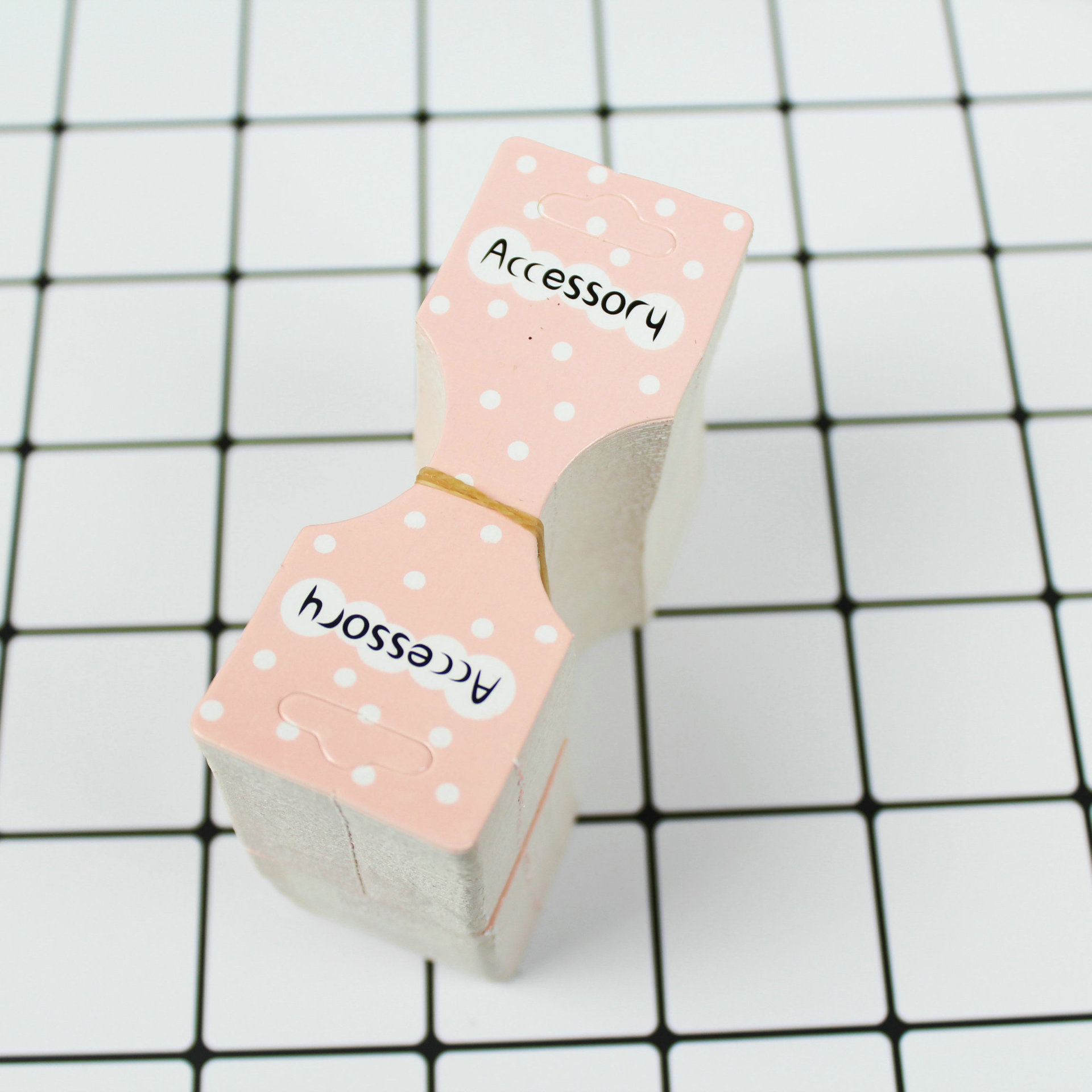 厂家包邮饰品皮筋发圈卡片卡纸包装卡纸吊卡多款多色一捆200个