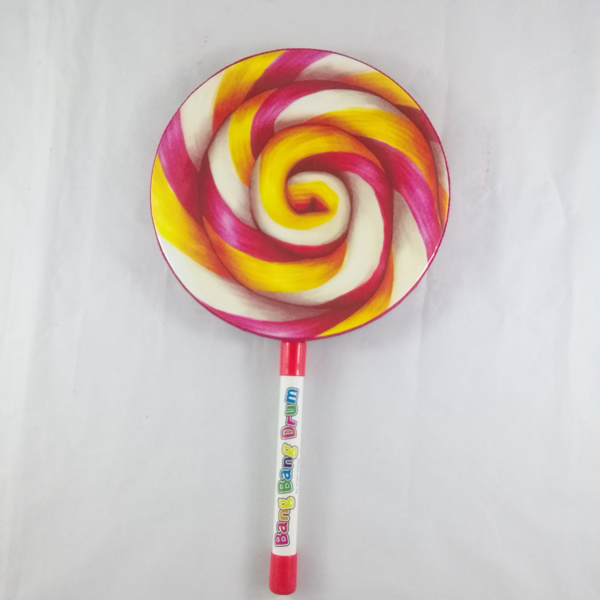 儿童棒棒糖鼓 厂家直供奥尔夫手敲鼓 幼儿园教具儿童舞蹈敲打鼓