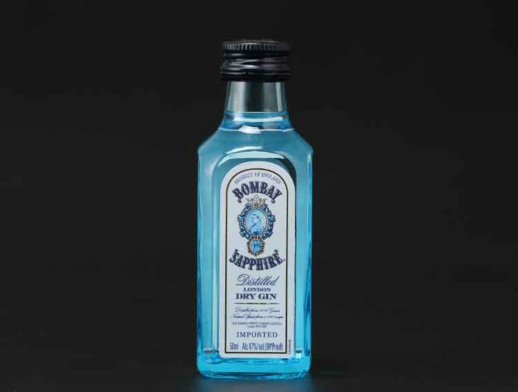 现货 洋酒 孟买蓝宝石金酒版50ml