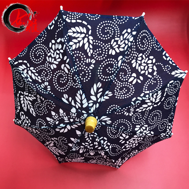 乌镇工艺伞*江南水乡特色伞*蓝印花布伞*摄影道具diy道具装饰用伞