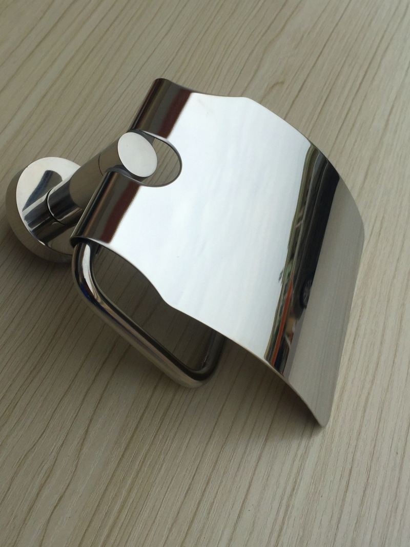 厂家直销304不锈钢电镀浴室纸巾架铬色亮光卫生间纸巾盒