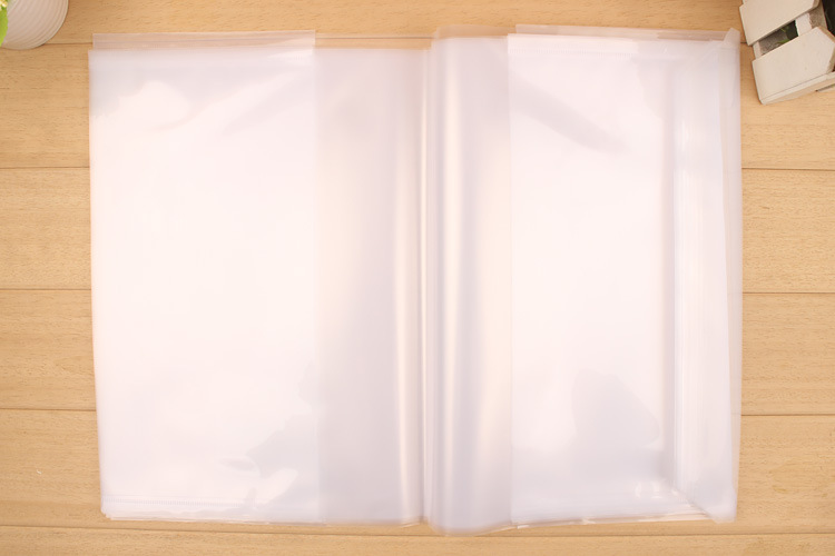 开学热卖32k16ka4加厚纯白透明包书皮 学生透明不当封面包书套