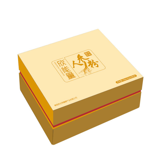 厂家定做高档人参粉包装盒食品滋补品礼品盒营养保健品礼盒