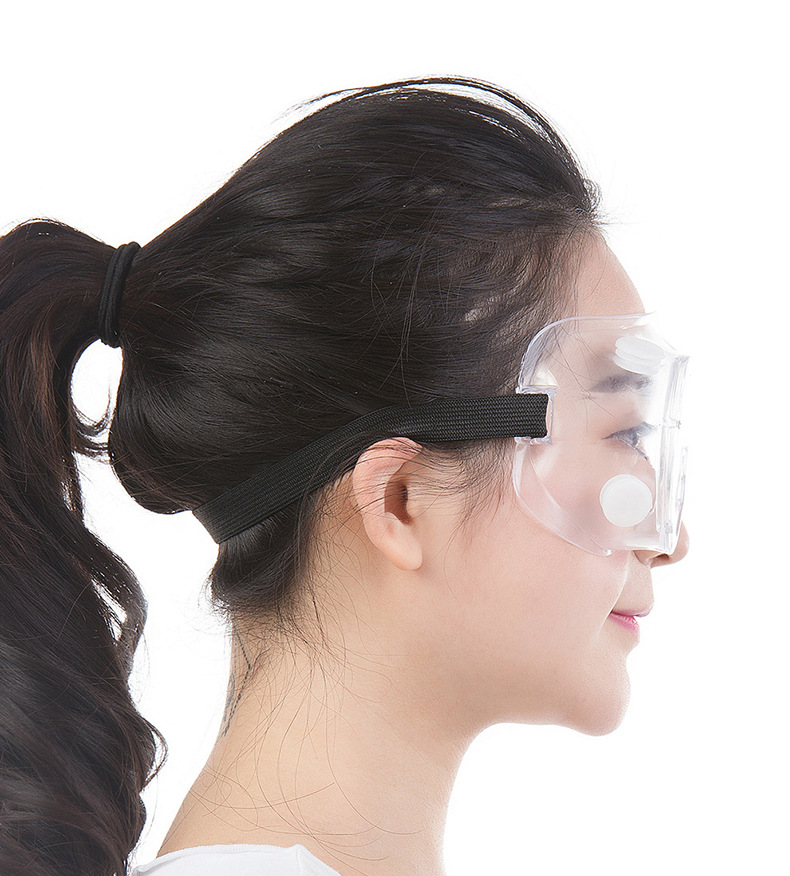 批发护目镜防冲击劳保眼镜透气防飞溅挡风眼罩透明塑料眼镜风沙眼