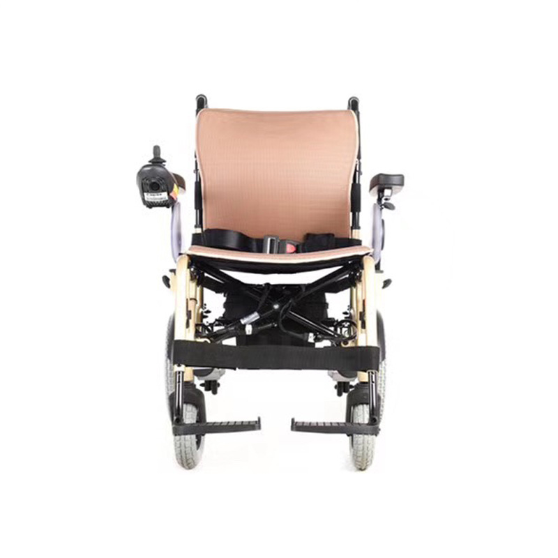 台湾美利驰p109电动轮椅车老年人残疾人电动代步车可折叠轮椅包邮
