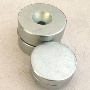 厂家销售抛光机用沉孔大磁环 钕铁硼强磁d80 镀镍 强力磁钢