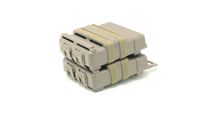 56) 背心双联弹匣盒 迷彩蟒蛇纹cp色夹盒