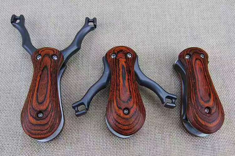 折叠传统弹弓 藏羚羊弹弓折叠扁皮弹弓 304不锈钢钛钢折叠小弹弓