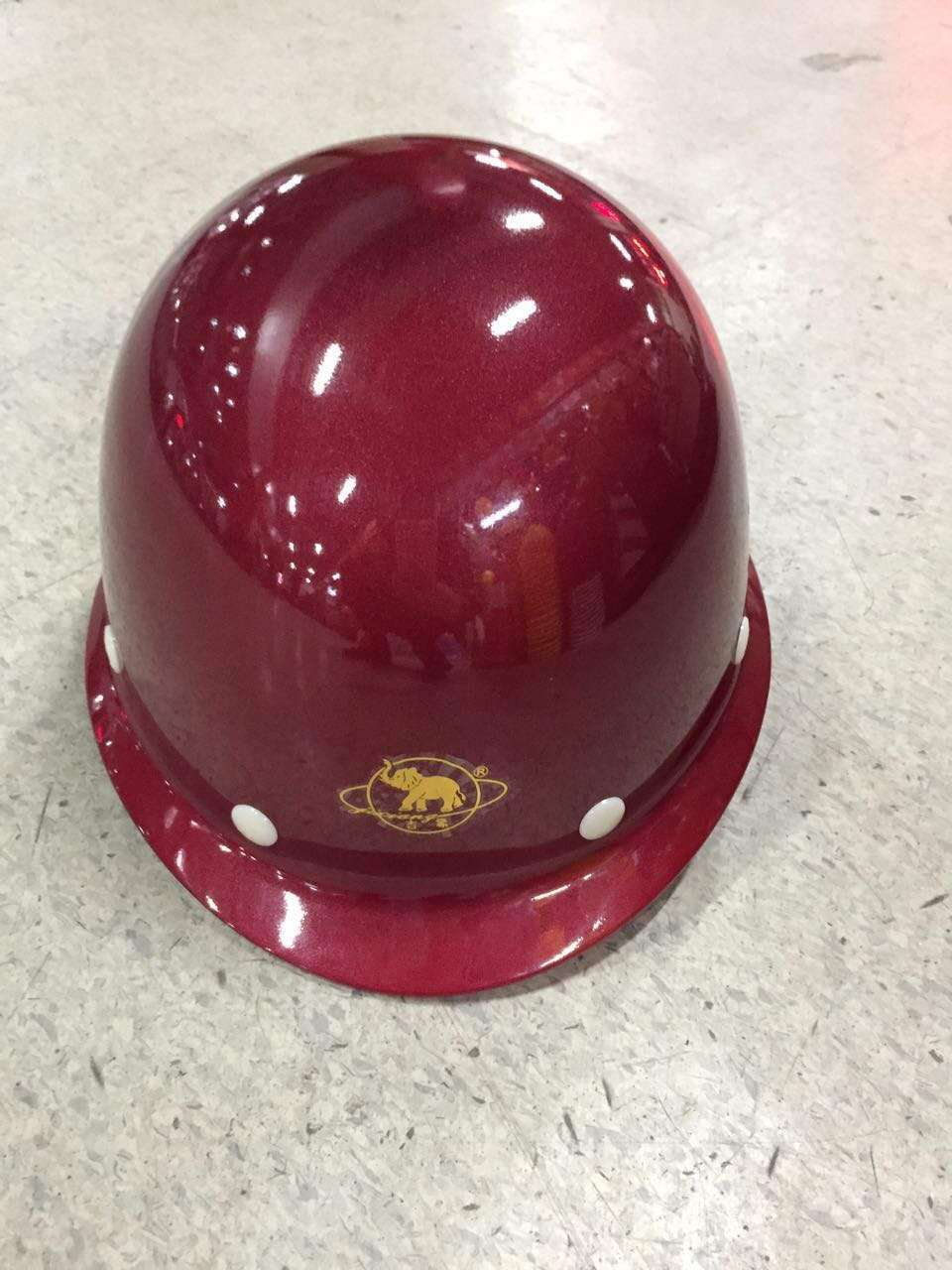 玻璃钢安全帽 带透气孔施工工地帽 防砸帽排汗凉爽 可印字印logo