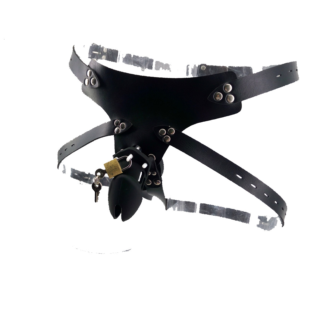 硅胶穿戴贞操装置 阴囊锁 贞洁器 男用阴茎环防出轨性用品 直销