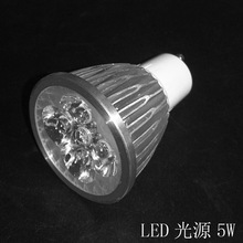 台湾新世纪美国110V3W双色COB LED GU10灯杯5W高压宽电压220V灯泡