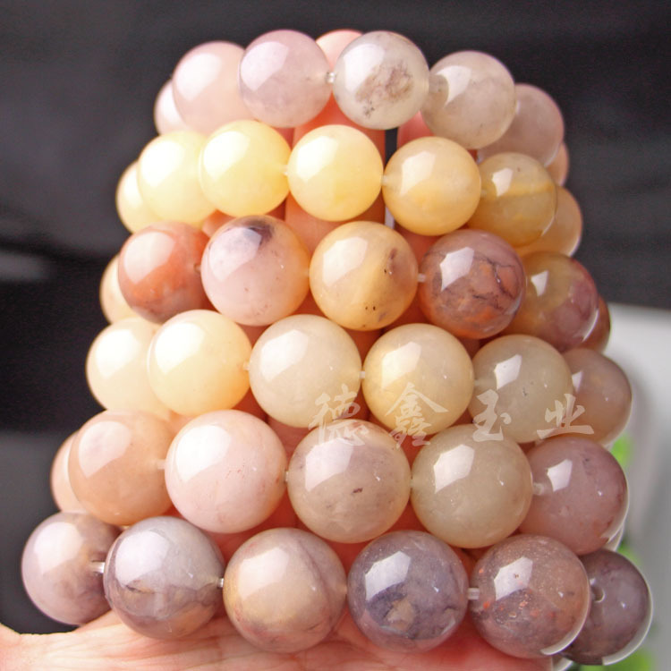 丁香玉手链 玉石手链批发 a货 厂家直销 丁香紫手链