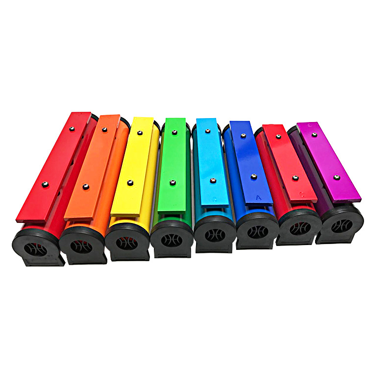 奥尔夫打击乐器八音砖幼儿园教学专用八音敲琴七彩音块儿童铝板琴