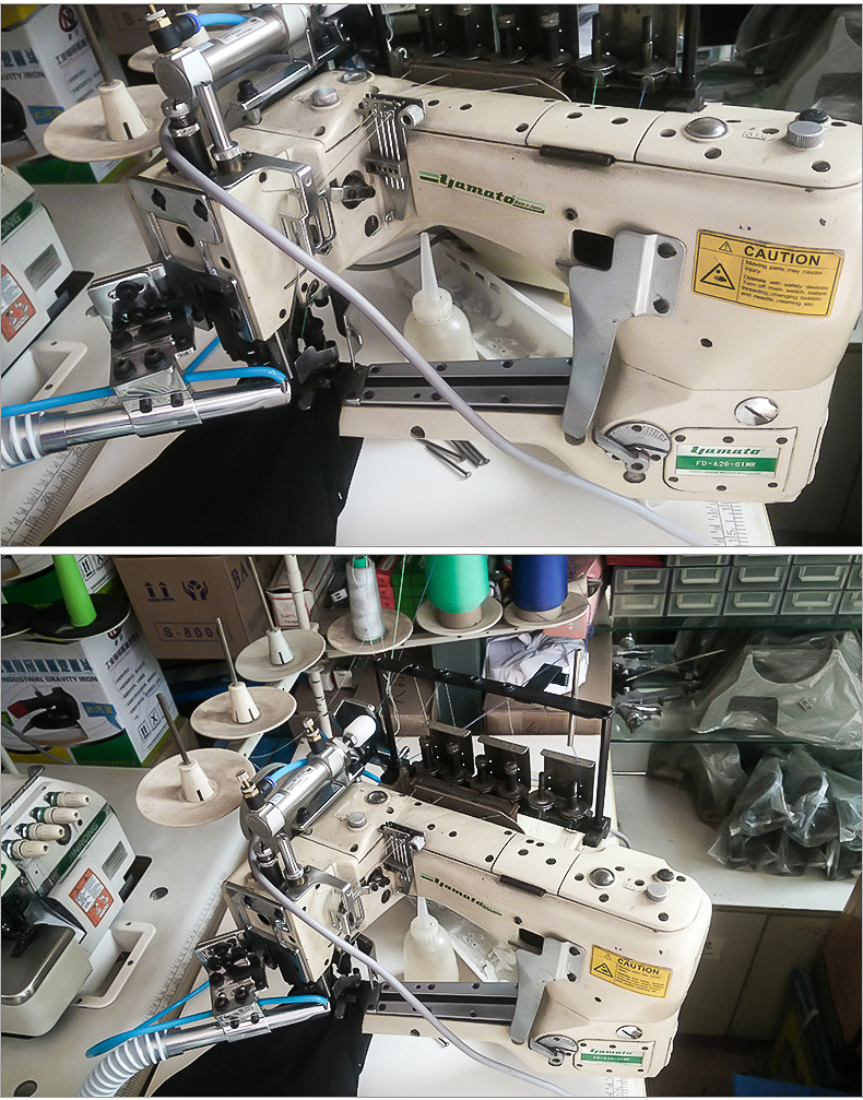 工业缝纫机 雅满桃四针六线曲臂拼缝机 瑜珈服拼接四针六线机器