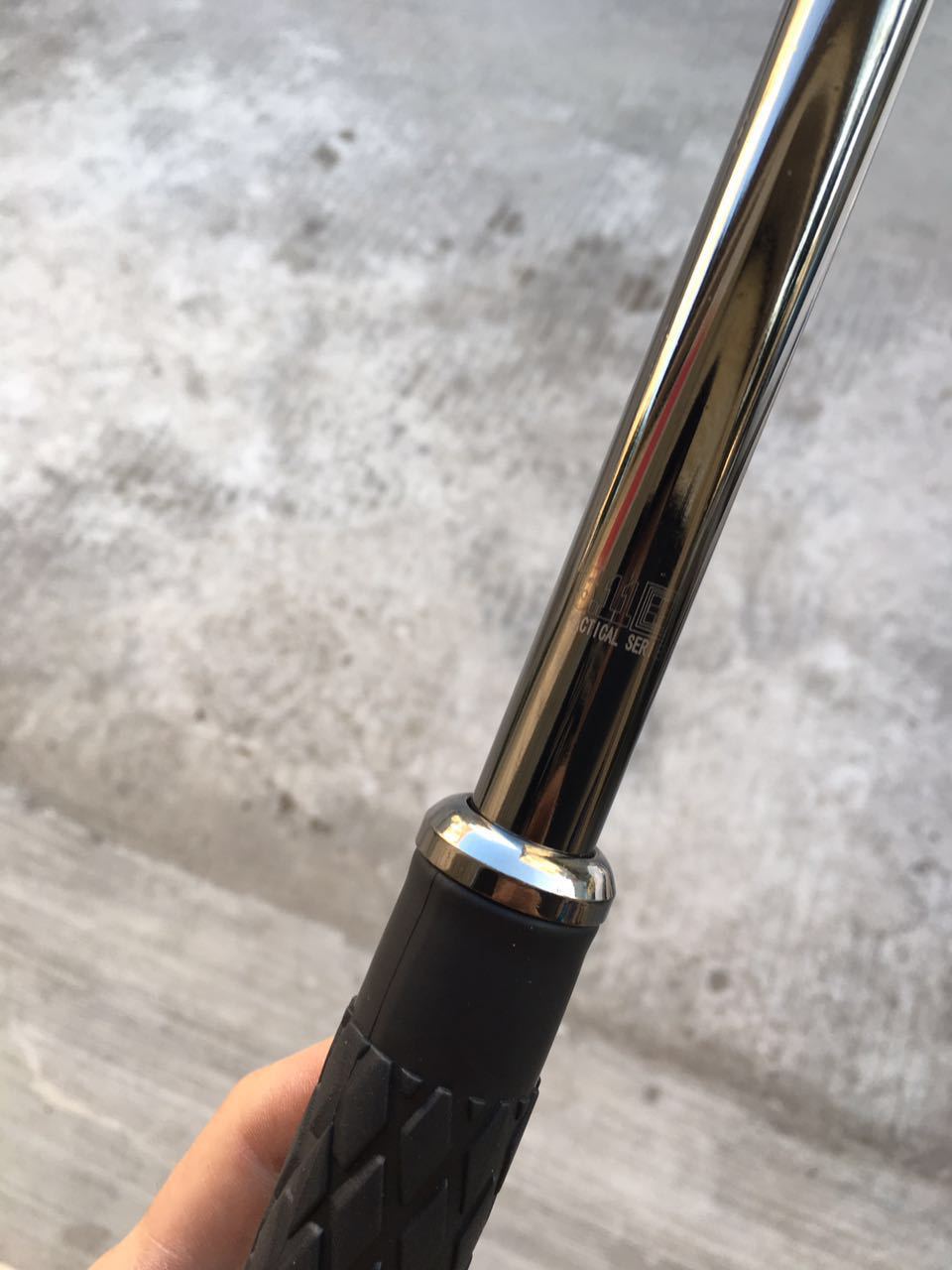 【打弯包退】美国正品511甩棍asp黑鹰伸缩棍三节户外防身武术棍