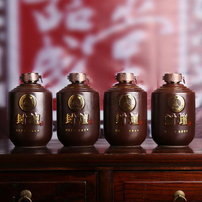 1斤3斤5斤装陶瓷封坛酒瓶酒罐 景德镇高档特色陶瓷酒坛泡酒缸