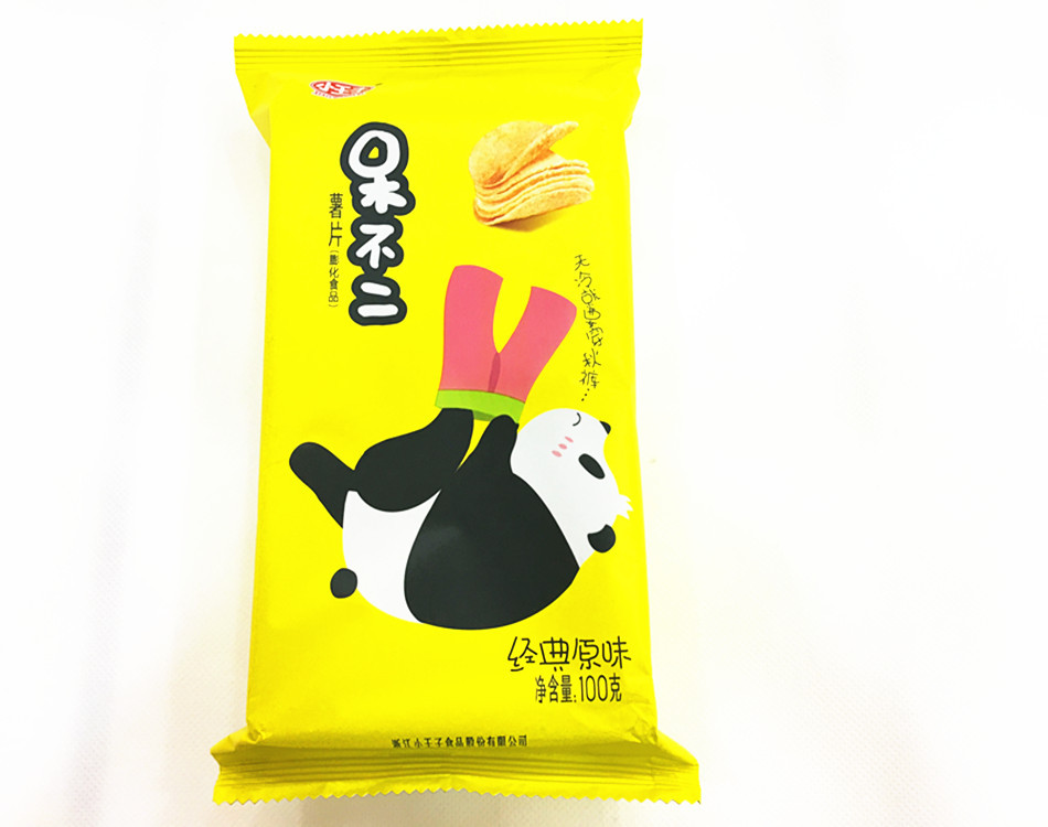 新品 小王子100g呆不二薯片 香脆可口 休闲食品
