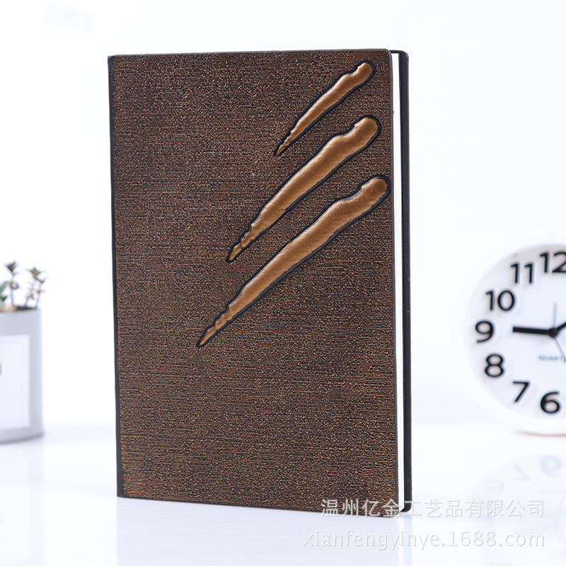 New Embossed European Retro Pu Notebook Notepad Travel Souvenir Gift