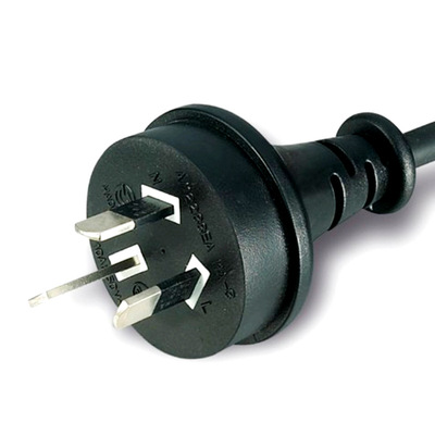 生产澳大利亚saa三芯插头电源线 插头插座延长线 厂家直销