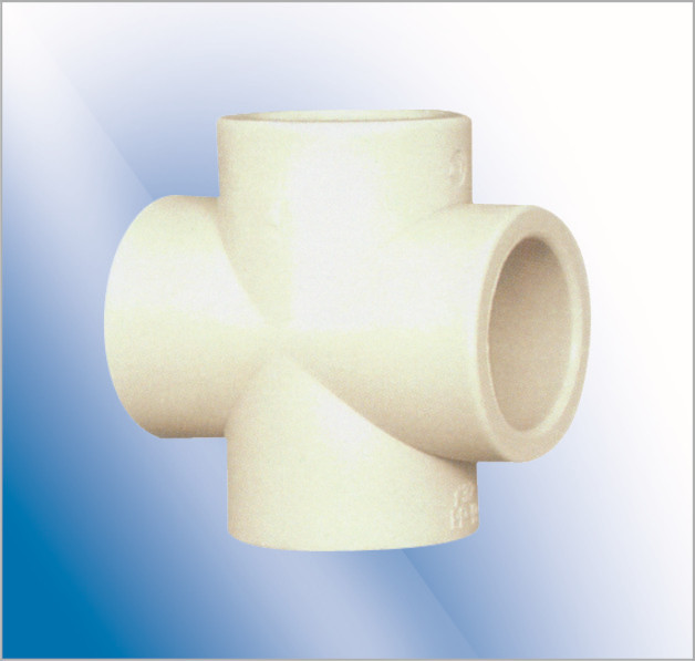 ppr四通管件 ppr平面等径四通 家装工程管件厂家直销