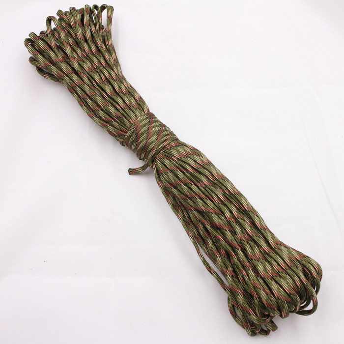 降落伞绳100米一捆七芯伞绳 伞绳厂家编织伞绳手链用的伞绳厂家