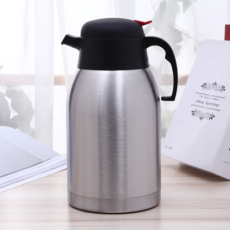 Hot Sale Large Capacity Fashion Household Thermal Pot Business Event Gift Pot Double Stainless Steel Hot Water Bottle Coffee Pot