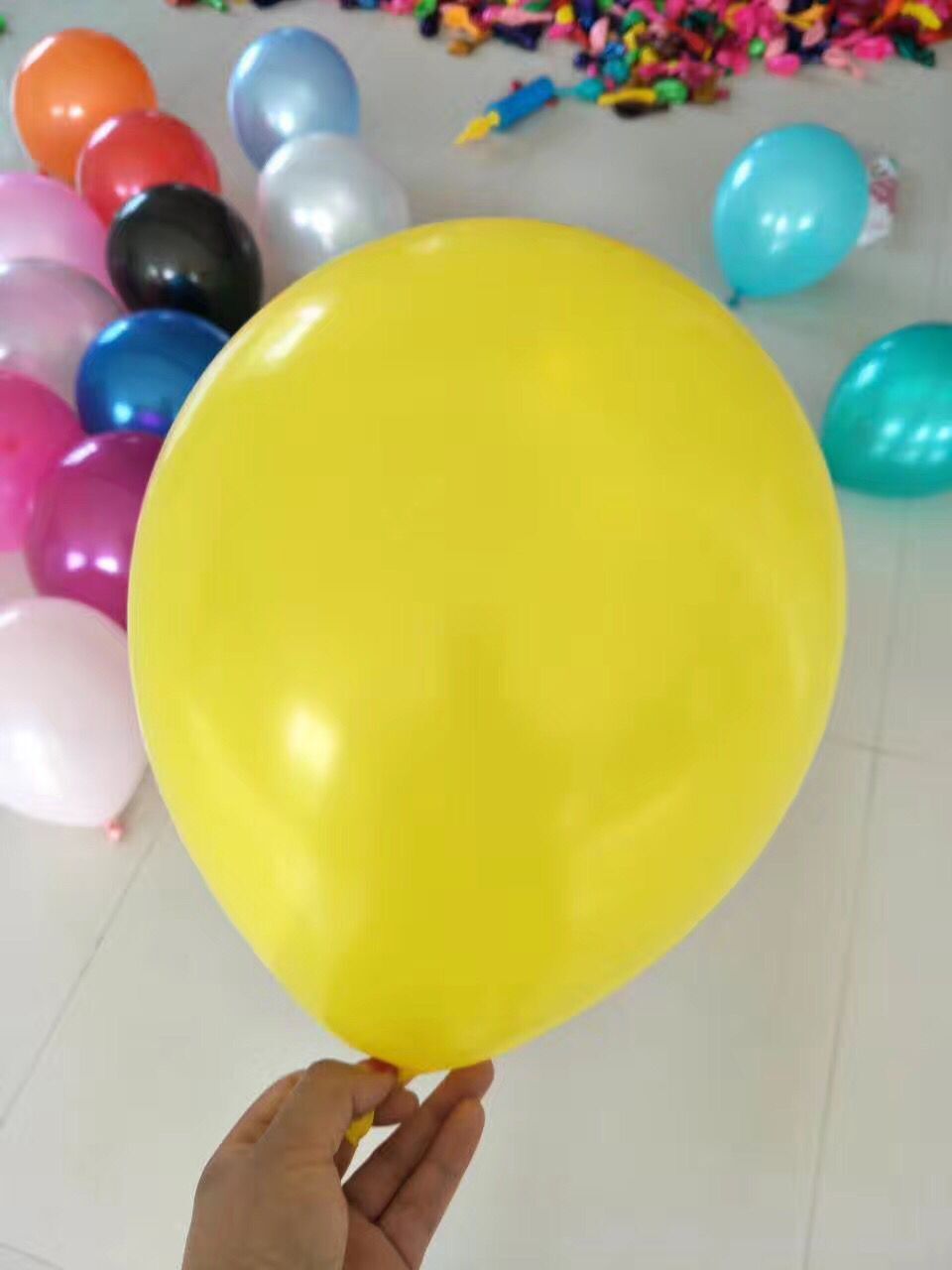 批发12寸彩色气球 2.8克加厚珠光汽球 婚礼会场布置装饰广告气球