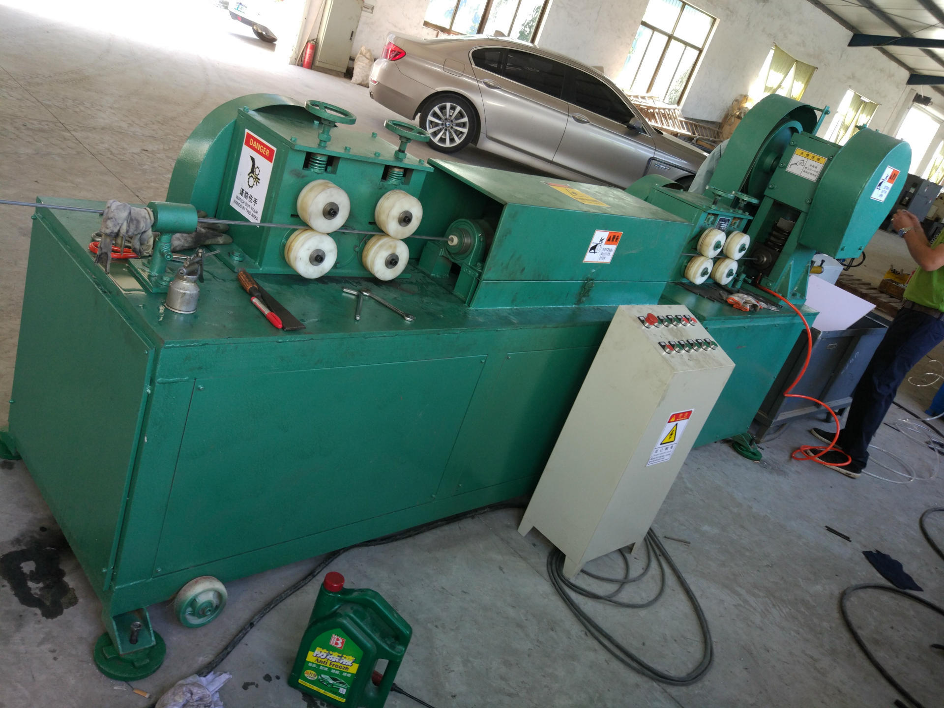 自动调直断料机 全自动圆钢下料机 自动切割下料机 自动校直机