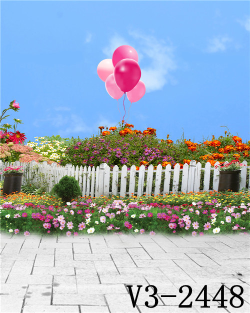 新款3d仿实景背景儿童摄影背景布 主题百天影楼宝宝拍照背景纸