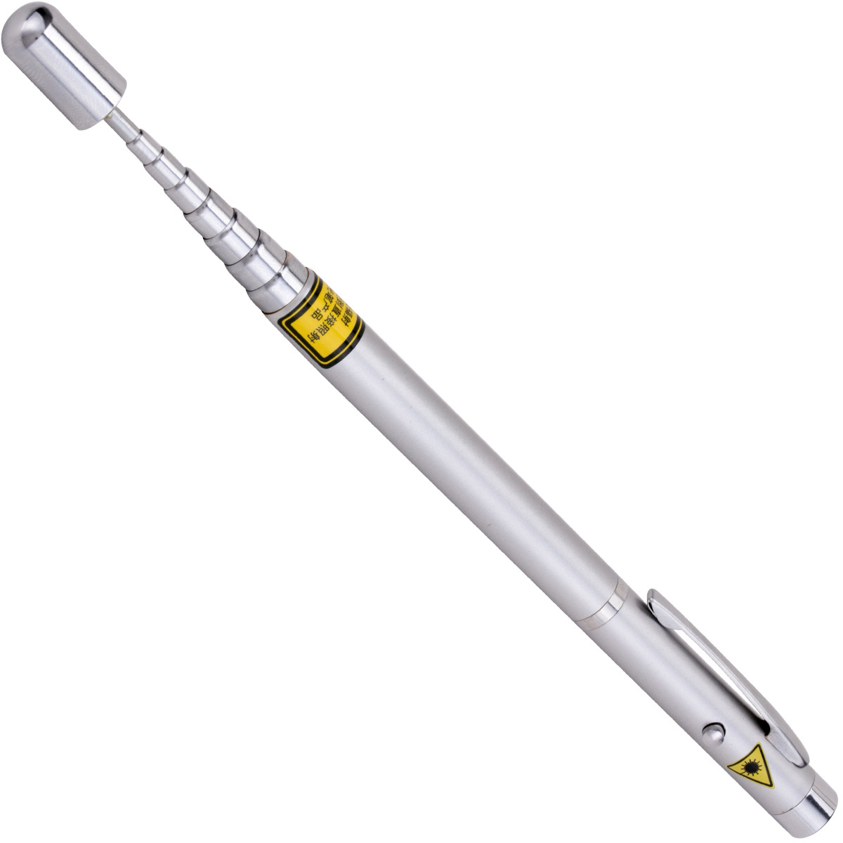 可定制logo得力3934激光笔电子教鞭教学笔讲课解说伸缩激光红光笔