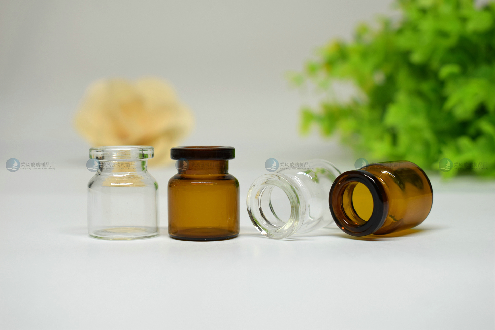 西林瓶3ml 小玻璃瓶 香水卡口磨砂玻璃瓶 铝盖玻璃瓶【出厂价】