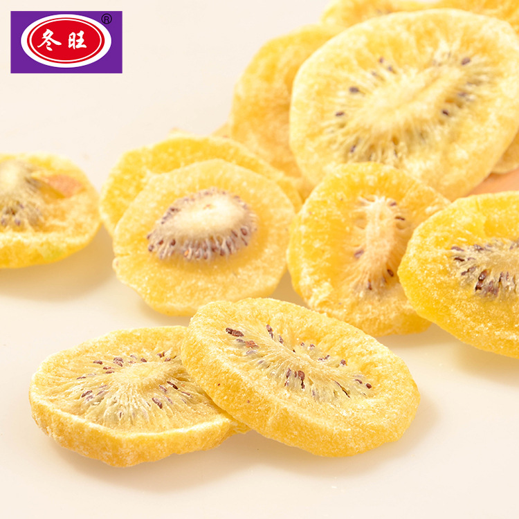 东旺干果 黄猕猴桃干休闲食品20斤装 零食一件代发猕猴桃