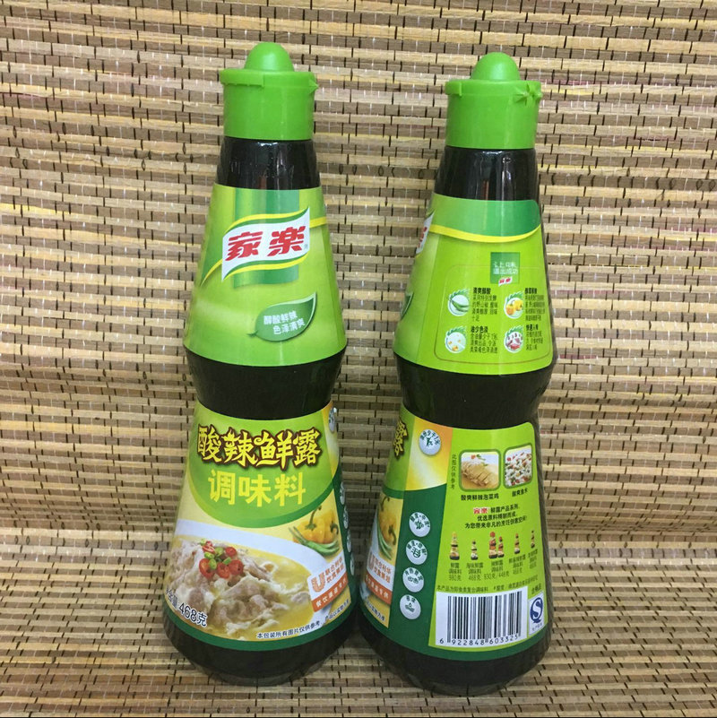 家乐酸辣鲜露调味料468g 酱料炒拌调味品 火锅拌菜调味