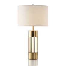 后现代时尚个性铜色台灯北欧简约样板房创意温馨客厅书房床头台灯