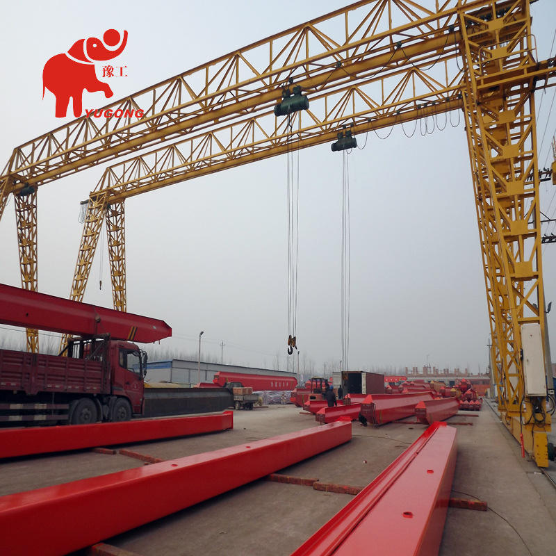 mh单梁门式起重机【桁架】 葫芦吊机 河南大方 花架龙门吊 门机